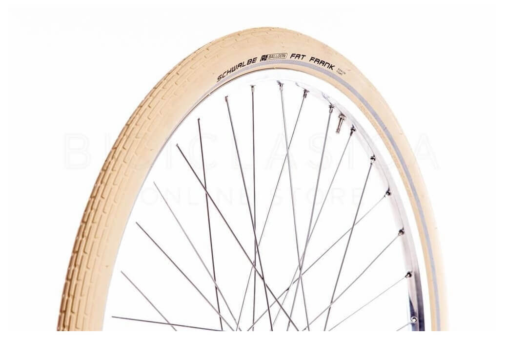 700c cream tyres