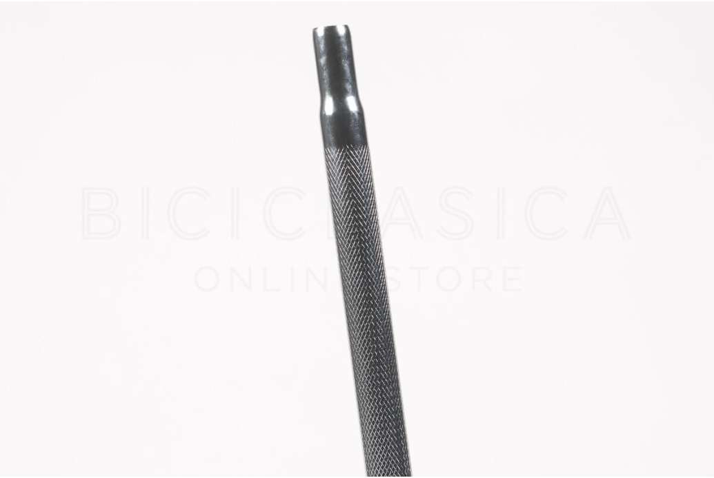 Comprar Tija Acero para bici rayada 28,6 mm