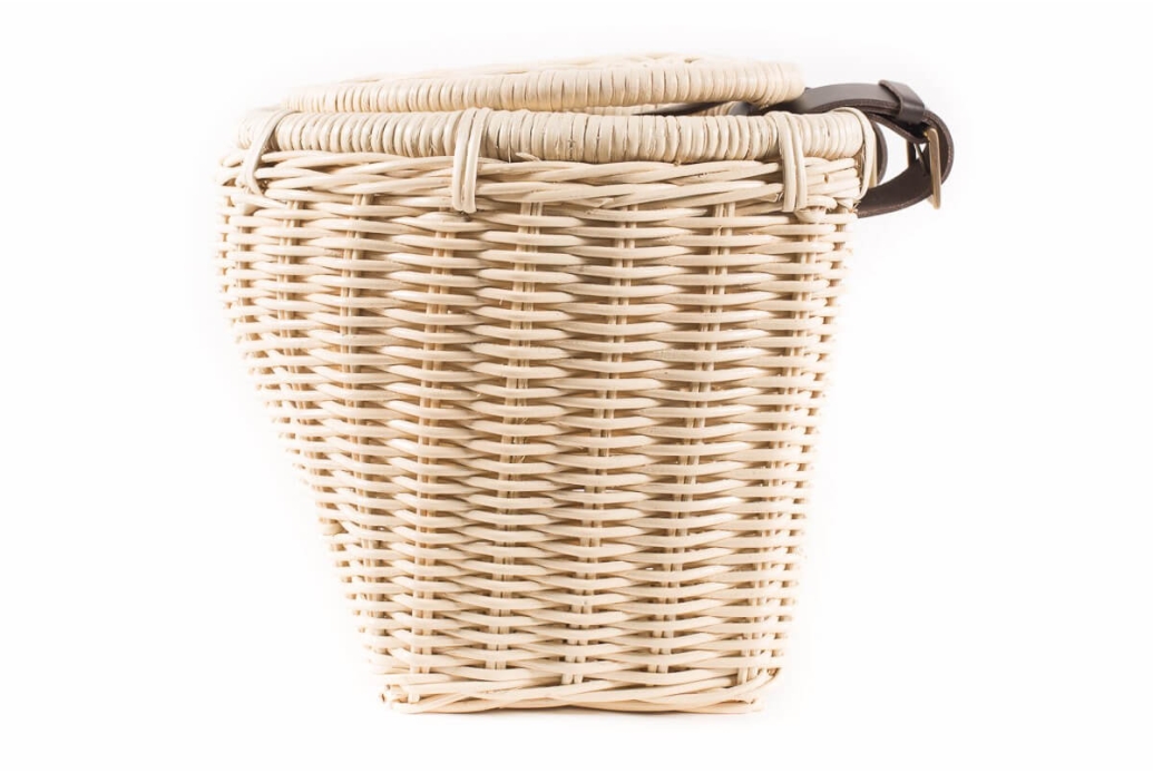 Cream cheap bike basket