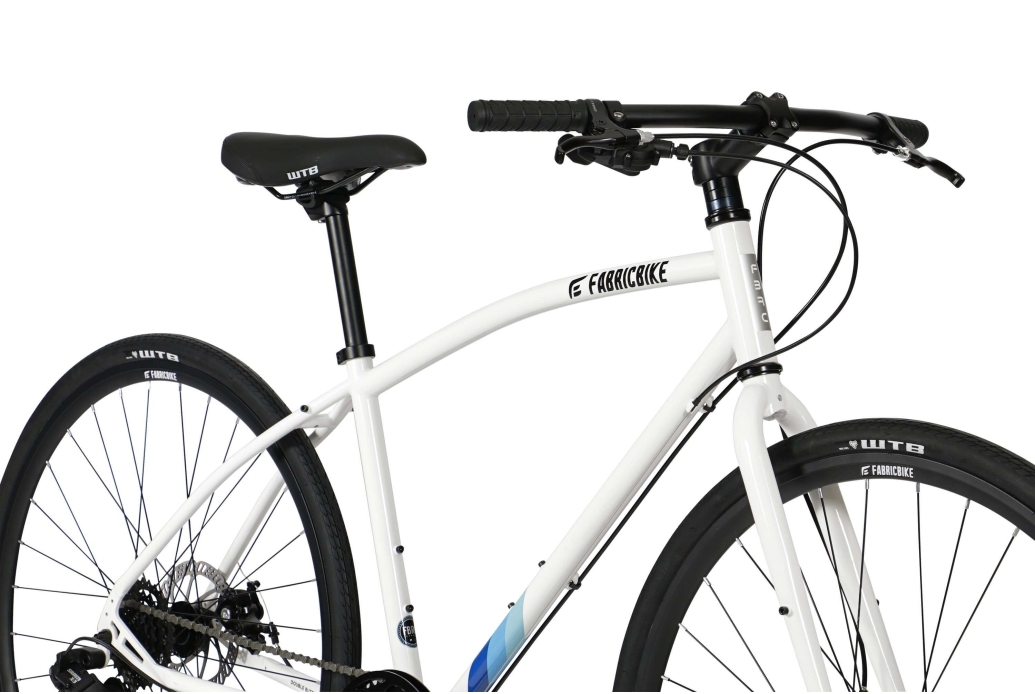 Urban Bike Fabric Bike Commuter 8V White