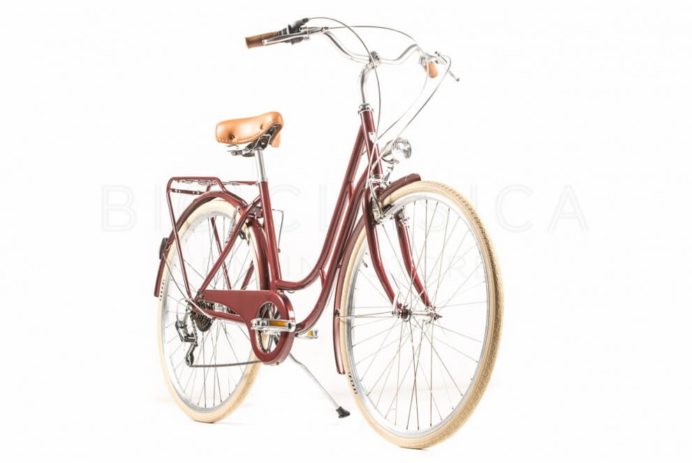 Comprar Bicicleta de Paseo Capri Berlin Night Fire Red - Crema 6v