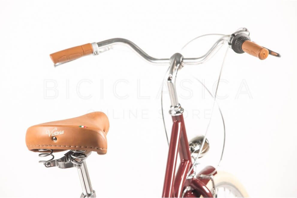 Comprar Bicicleta de Paseo Capri Berlin Night Fire Red - Crema 6v