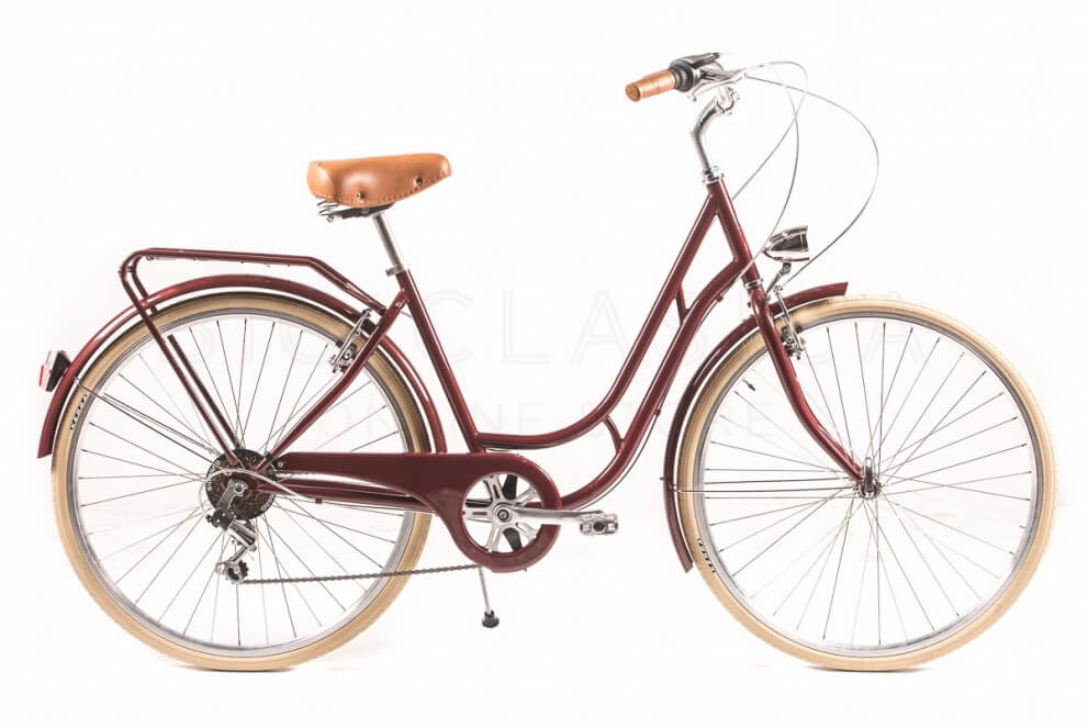 Comprar Bicicleta de Paseo Capri Berlin Night Fire Red - Crema 6v