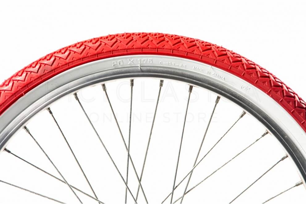 Comprar Cubierta de 20" Rojo / Blanco 20 X 1,75 (47-406)