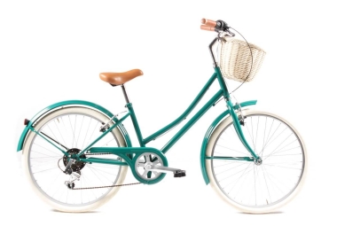 Bicicleta holandesa Superstar 14 pulgadas para niñas color Crema