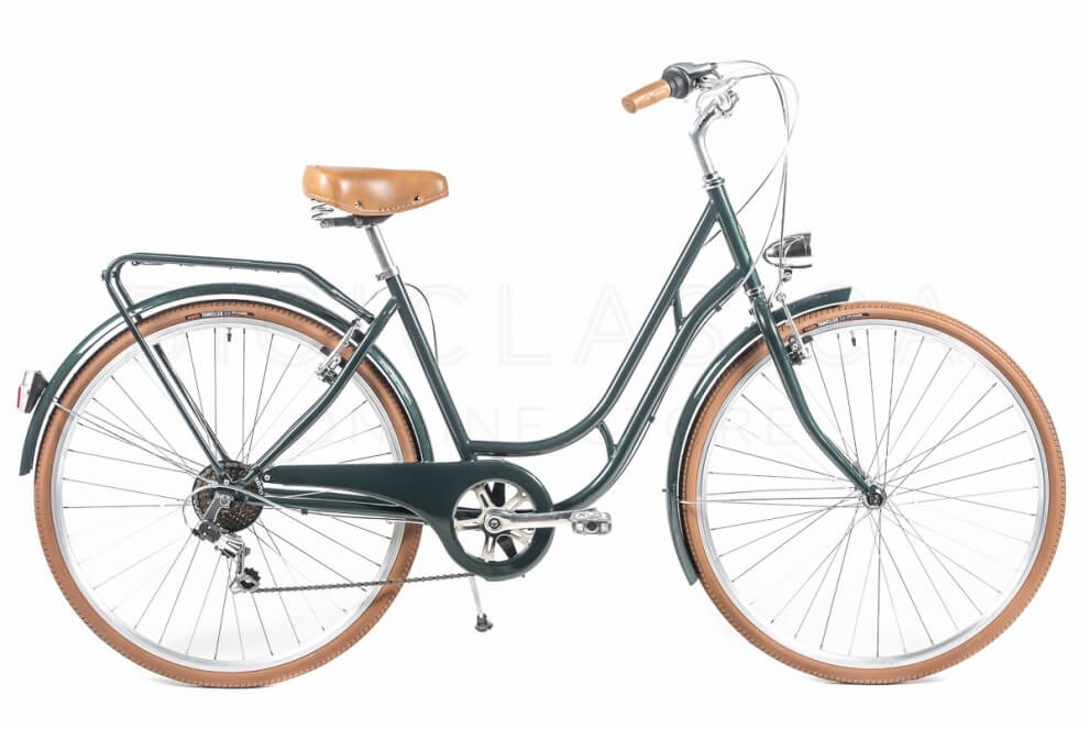 Comprar Bicicleta de Paseo Capri Berlin Verde Inglés 7V