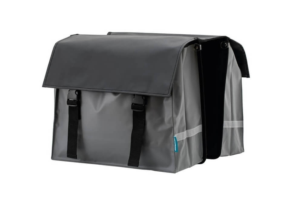 Comprar Alforja doble Tarpaulin gris-negro