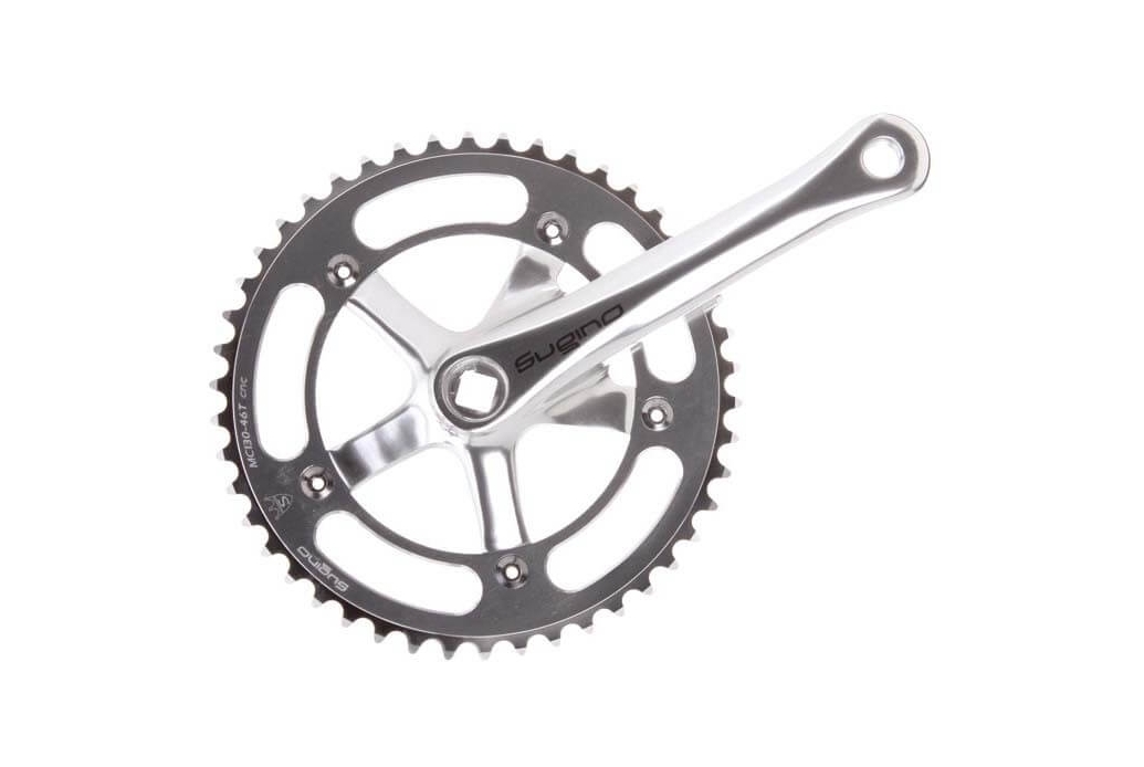 Sugino Messenger RD2 MC JIS Silver 46T 165mm crankset