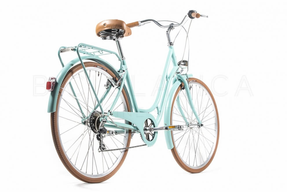 Comprar Bicicleta de Paseo Capri Berlin Aquamarina-Marrón 6V - PROMOCION