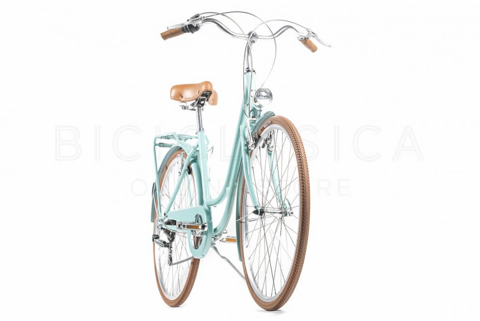 Comprar Bicicleta de Paseo Capri Berlin Aquamarina-Marrón 6V - PROMOCION