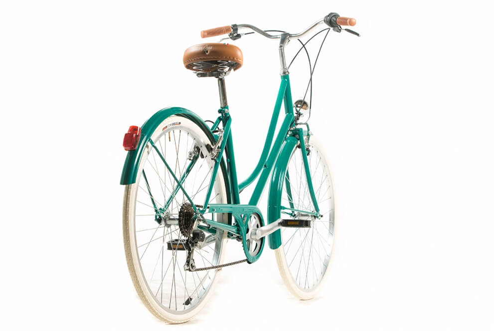 Comprar Bicicleta de paseo vintage Capri Valentina verde esmeralda