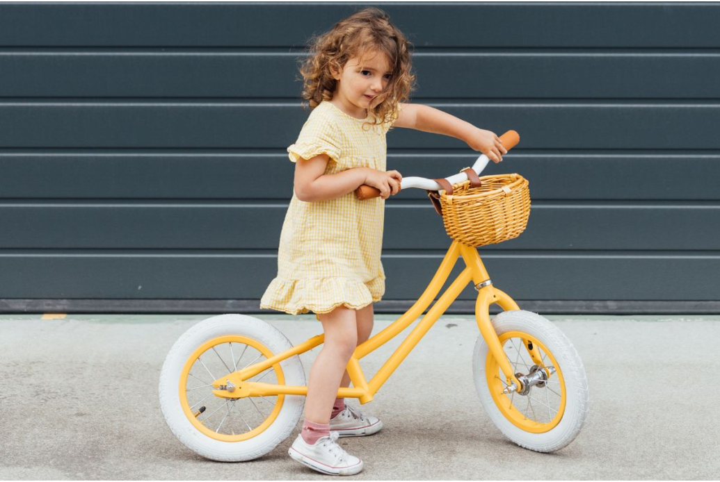 Bicicleta sin pedales Capri Kiddo crema