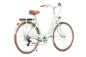 Comprar Bicicleta eléctrica Capri Berlin verde pastel 7V