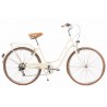 Comprar Bicicleta de paseo Capri Berlin crema 7V B-Stock Guardabarros Cromados