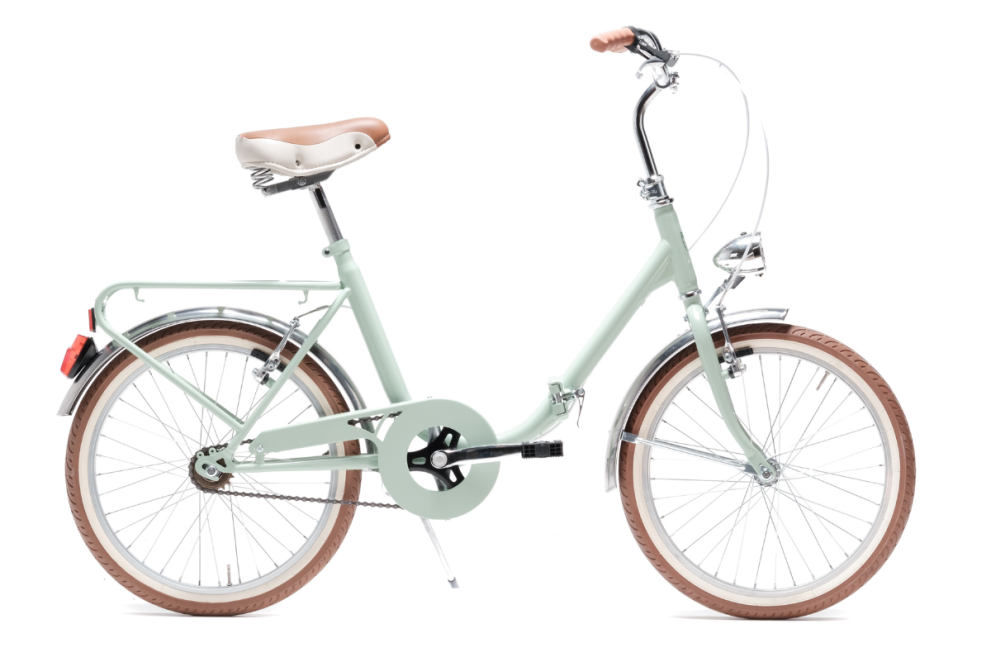 Comprar Bicicleta plegable Bambina Verde Pastel Reacondicionado