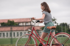 Comprar Bicicleta de paseo vintage Capri Valentina rojo rubí