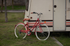 Comprar Bicicleta de paseo vintage Capri Valentina rojo rubí