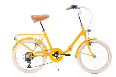 Comprar Bicicleta Plegable Bambina 6 velocidades Mostaza