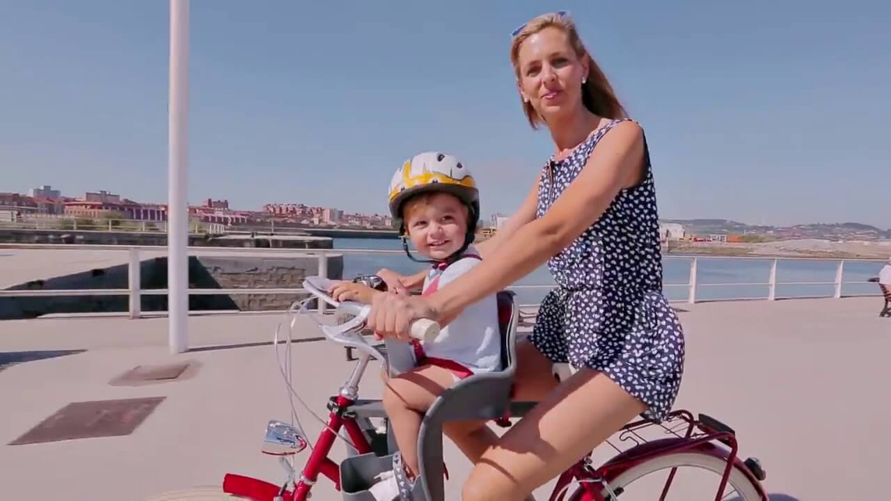LIBRNTY Siège arrière Accessoires de vélo,Siège de vélo Universel pour  siège d'enfant avec Porte-bébé,Vélo Pièces Accessoires Sièges,Dossier en  éponge Douce : : Sports et Loisirs